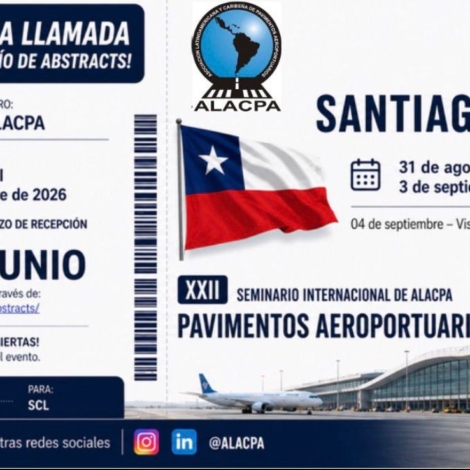 Ultima llamada para envio de abstracts ALACPA 2026 Santiago Chile